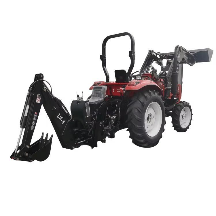 Tractor Backhoe - Tractor Agrícola 4x4 con Excavadora Trasera