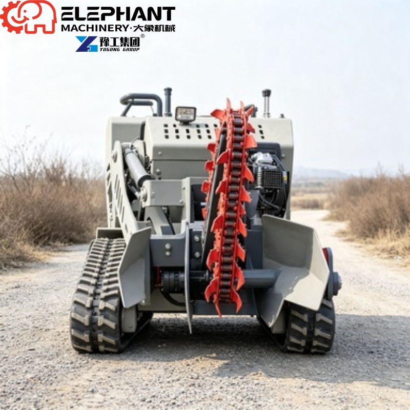 Trencher Machine Small - Zanjadora para Minicargadora, Excavadora de Cadena