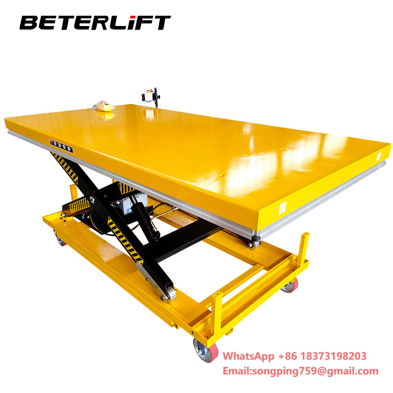 Scissor Lift Table Hydraulic - Mesa Elevadora de Tijera Estacionaria Eléctrica