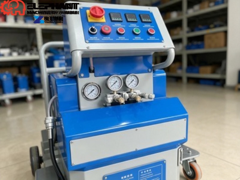 Heavy Equipment Working - Máquina de Pulverización de Espuma de