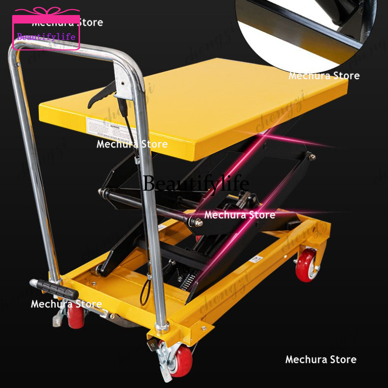 Scissor Lift Table Hydraulic - Carro Elevador Hidráulico Portátil A55 -