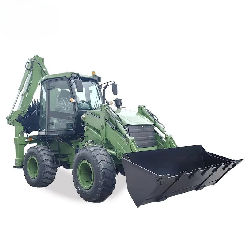 Heavy Equipment In Chinese - Retroexcavadora de Ruedas China de 2.5