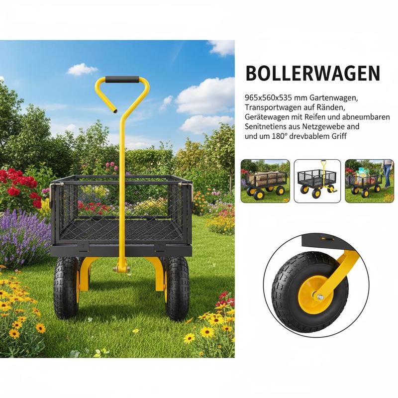 Carretilla de Jardín de Acero  - Heavy Equipment Working reseña y precio