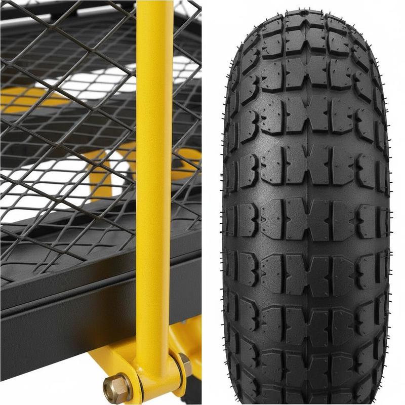 Carretilla de Jardín de Acero  - Heavy Equipment Working reseña y precio
