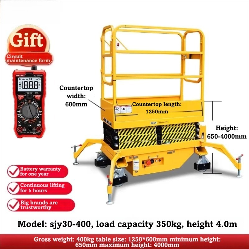 Mesa elevadora de tijera hidrá - Scissor Lift Table Hydraulic reseña y precio