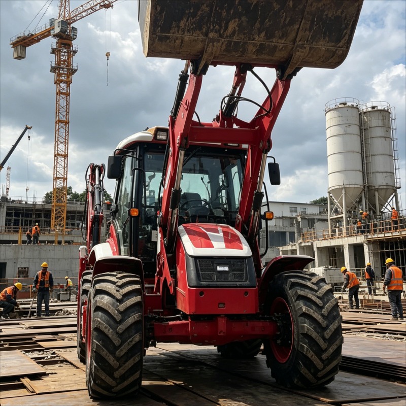 Retroexcavadora de Grado Indus - Heavy Equipment Working reseña y precio