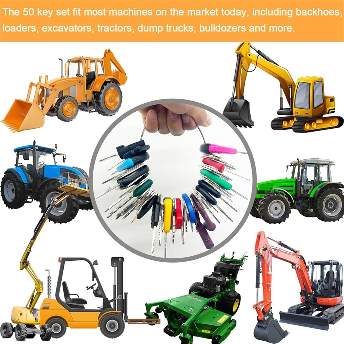 Juego de 50 Llaves Maestras pa - Heavy Equipment Contractors reseña y precio