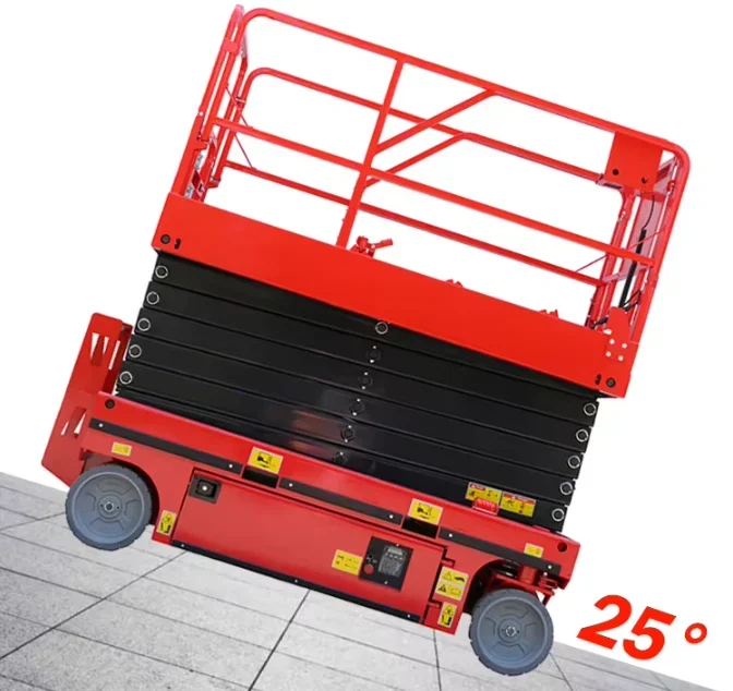 Plataforma Elevadora de Tijera - Heavy Equipment Working reseña y precio