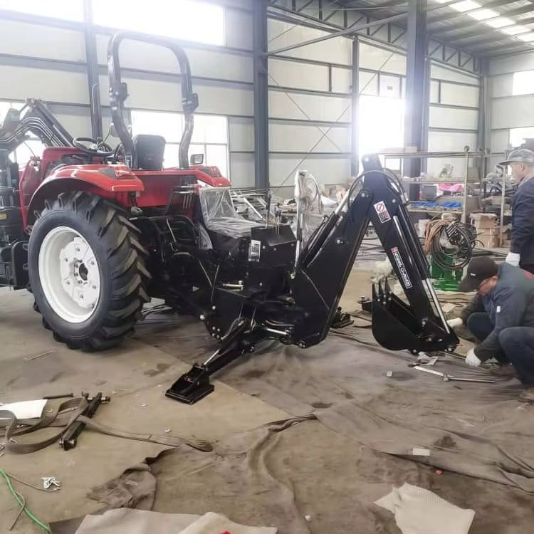 Tractor Agrícola 4x4 con Excav - Tractor Backhoe reseña y precio