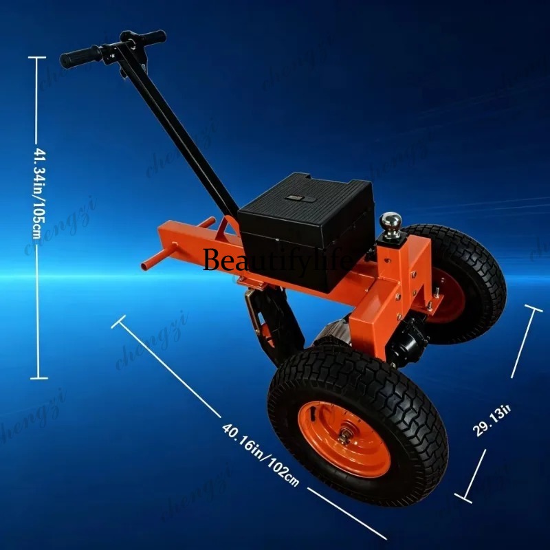 Tractor de Remolque Eléctrico  - Heavy Equipment Working reseña y precio