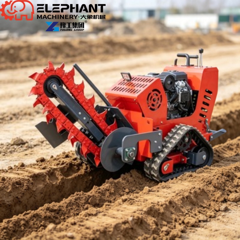 Zanjadora sobre orugas, miniex - Trencher Machine Small reseña y precio