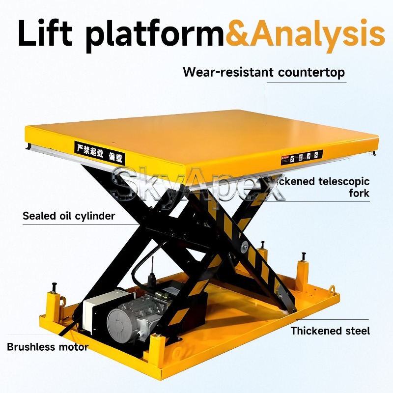 Mesa elevadora de tijera fija  - Scissor Lift Table Hydraulic reseña y precio