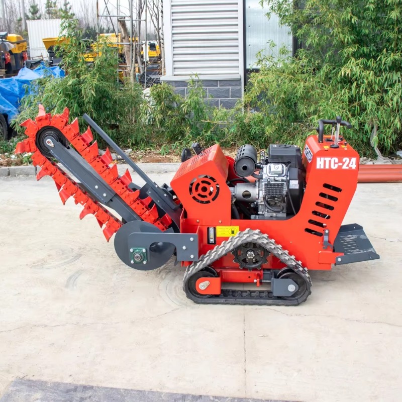 Zanjadora de orugas de goma, m - Trencher Machine Small reseña y precio