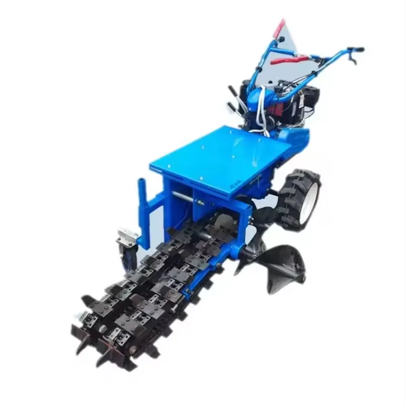 Miniexcavadora de cadena doble - Trencher Machine Small reseña y precio