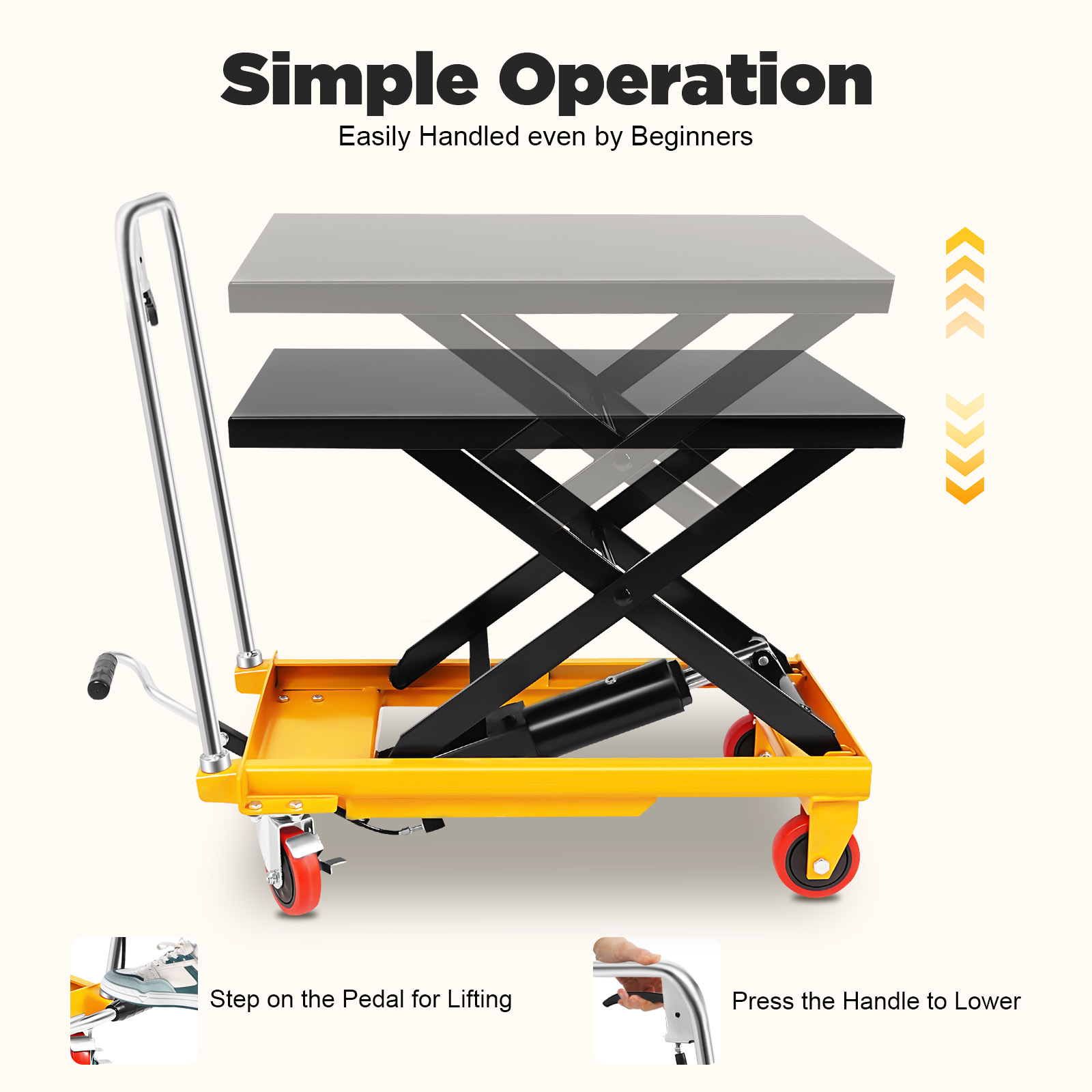 Carretilla elevadora hidráulic - Scissor Lift Table Hydraulic reseña y precio
