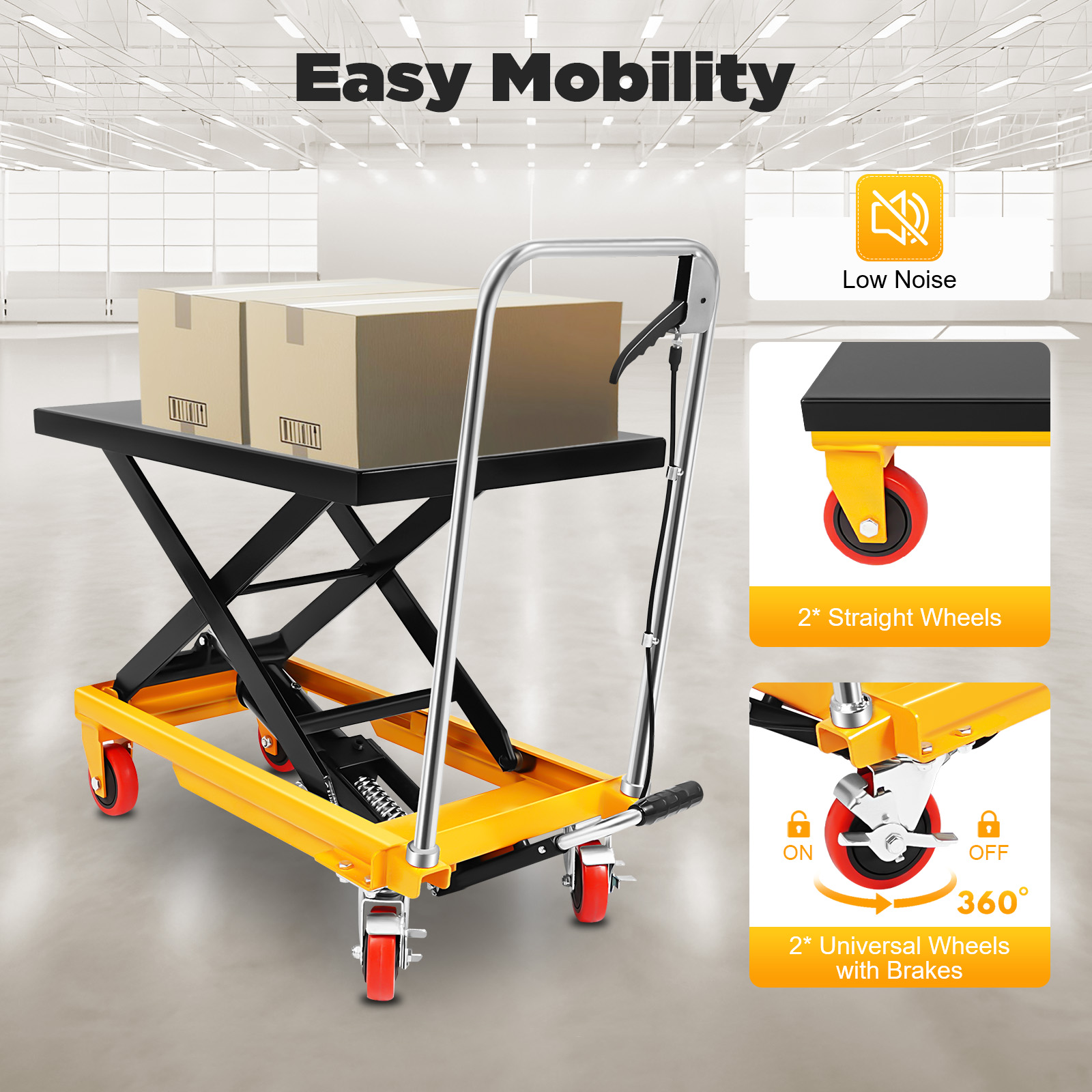 Carretilla elevadora hidráulic - Scissor Lift Table Hydraulic reseña y precio
