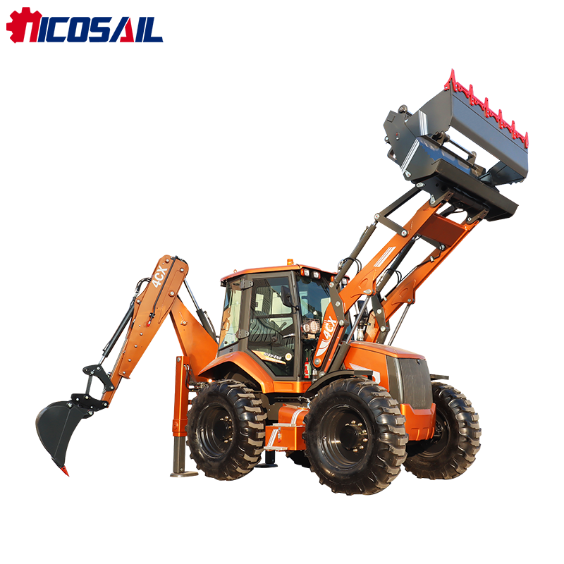 Retroexcavadora 4CX con Motor  - Tractor Backhoe reseña y precio