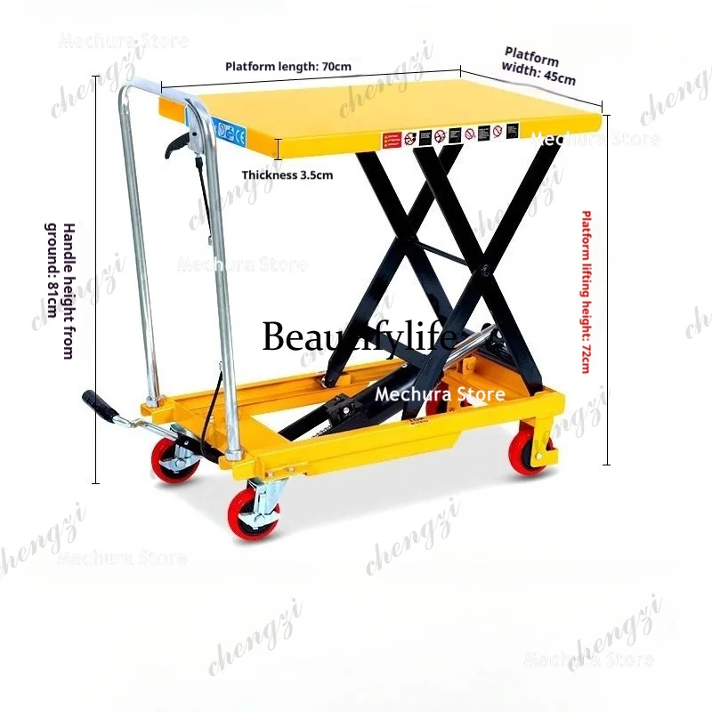 Carro Elevador Hidráulico Port - Scissor Lift Table Hydraulic reseña y precio