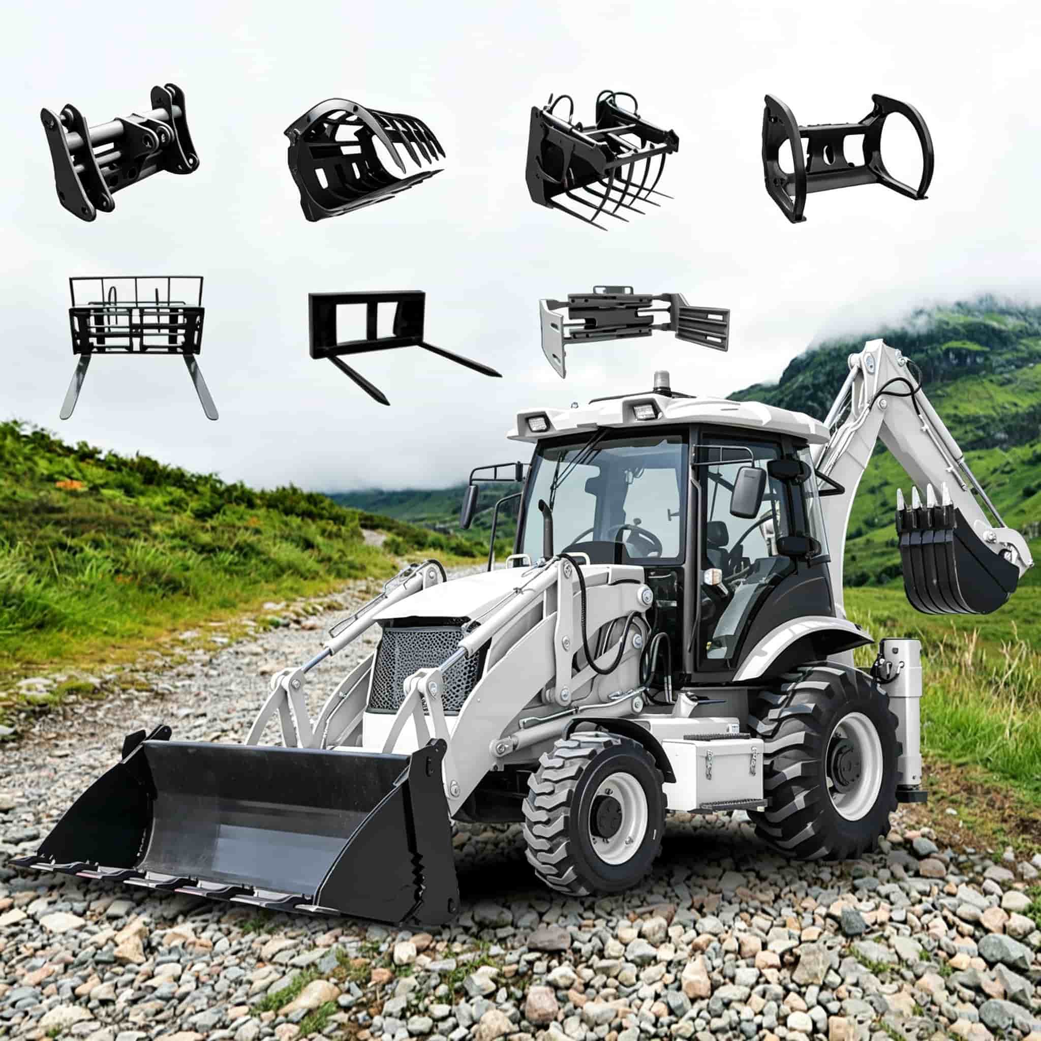 Retroexcavadora con certificac - Tractor Backhoe reseña y precio