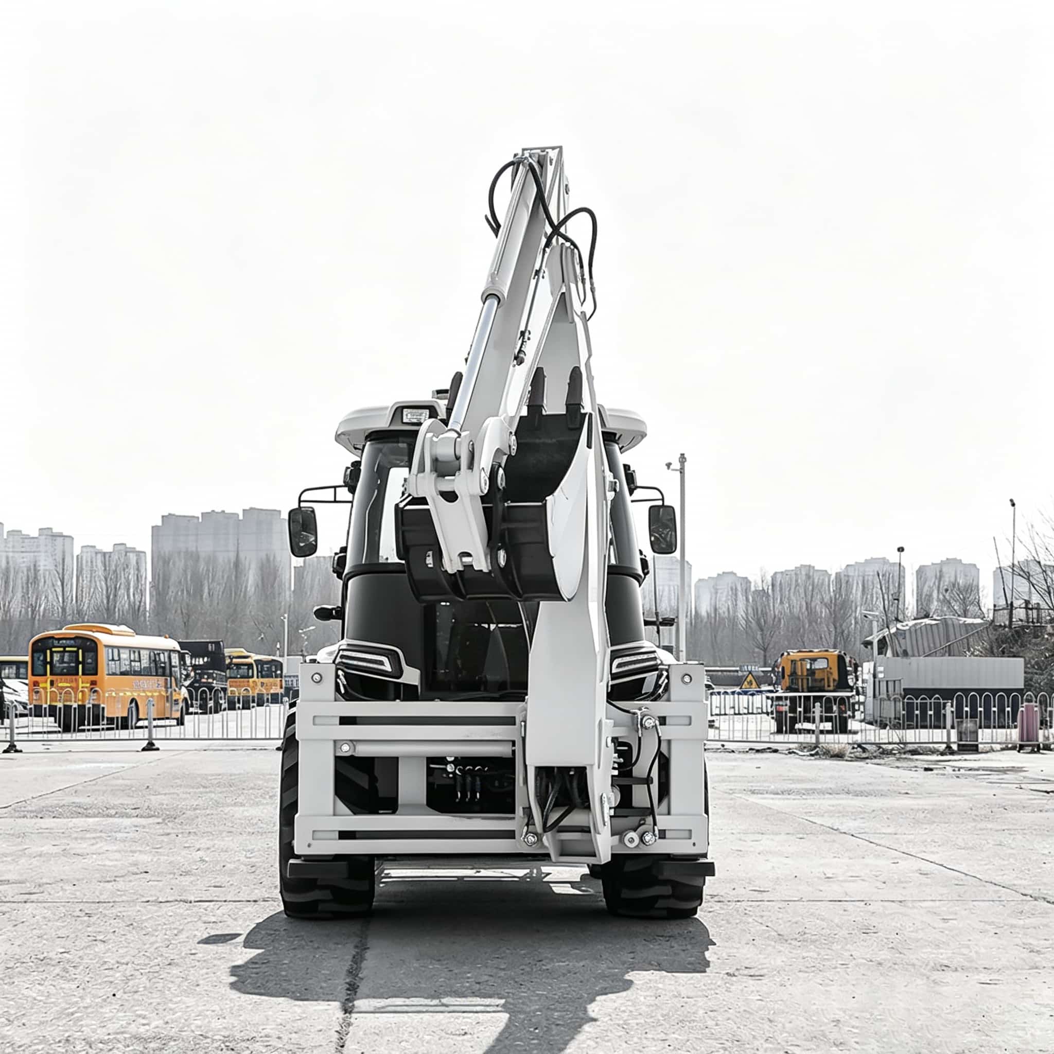Retroexcavadora con certificac - Tractor Backhoe reseña y precio