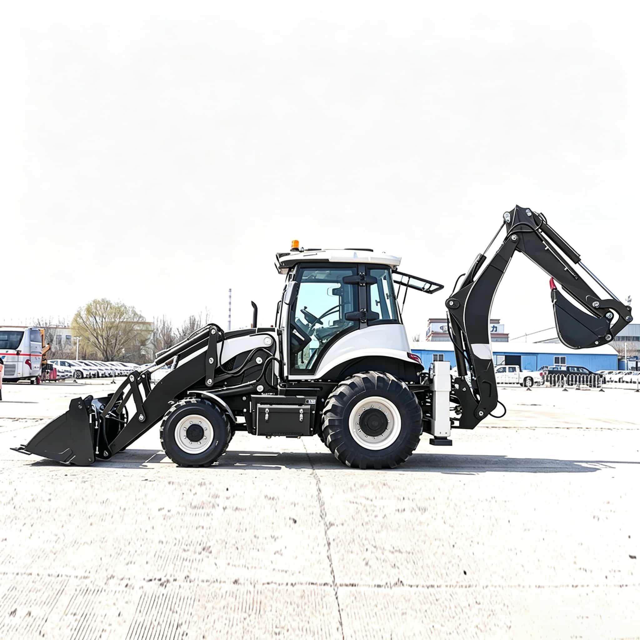 Retroexcavadora con certificac - Tractor Backhoe reseña y precio