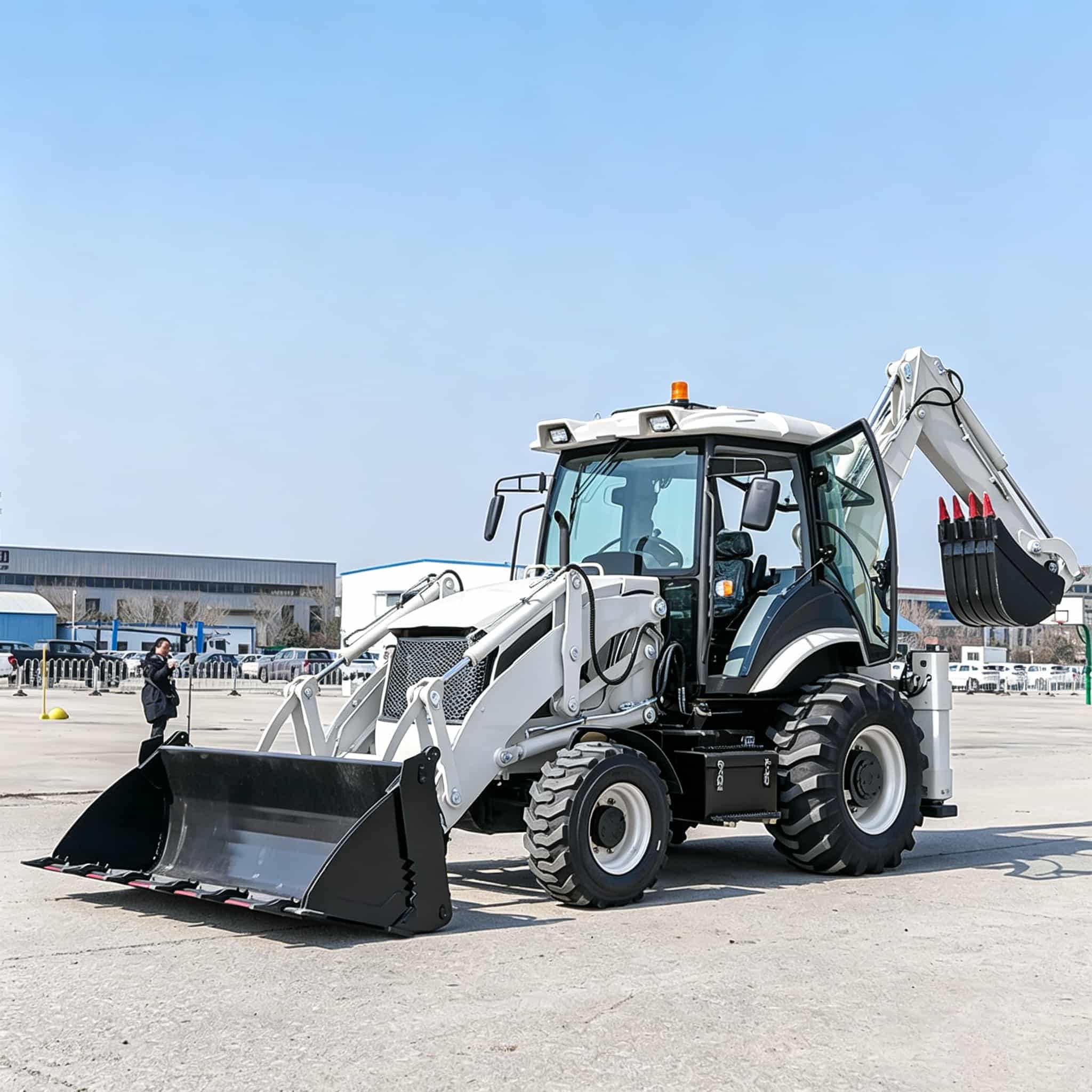Retroexcavadora con certificac - Tractor Backhoe reseña y precio