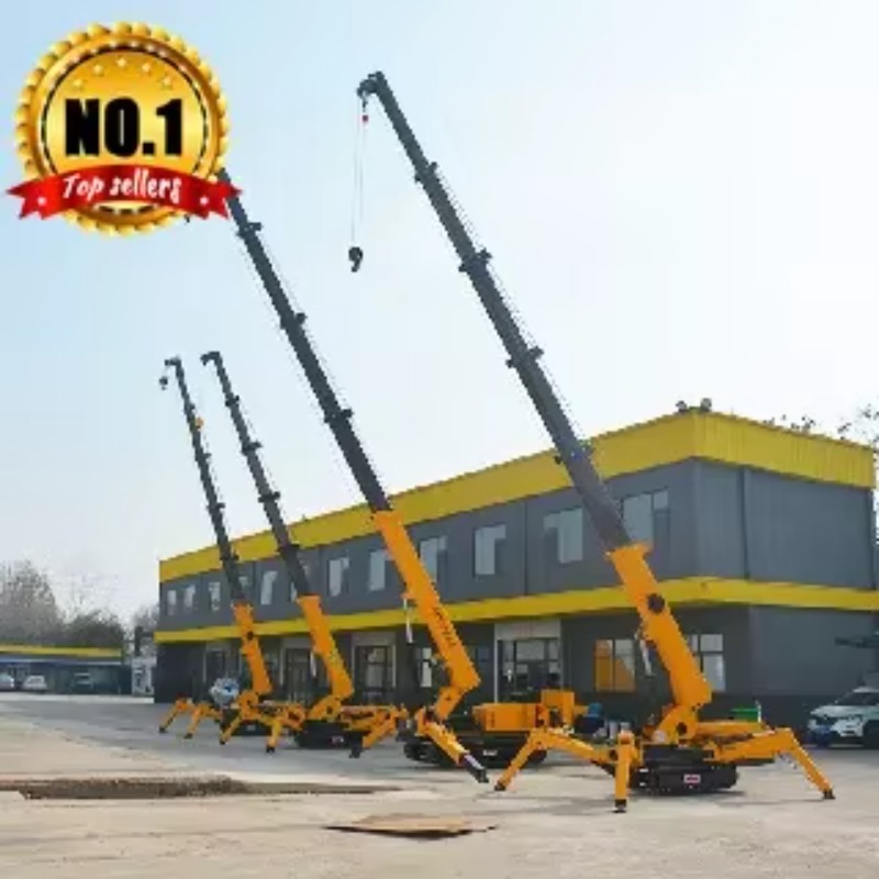 Grúa Araña Hidráulica de 8T, M - Heavy Equipment Construction reseña y precio