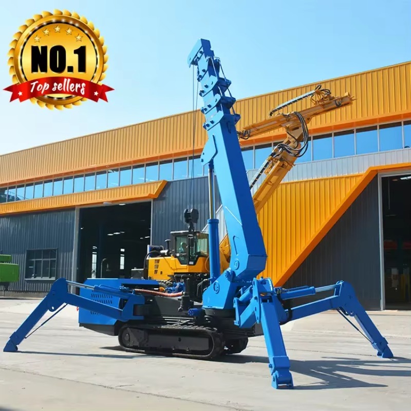 Grúa Araña Hidráulica de 8T, M - Heavy Equipment Construction reseña y precio
