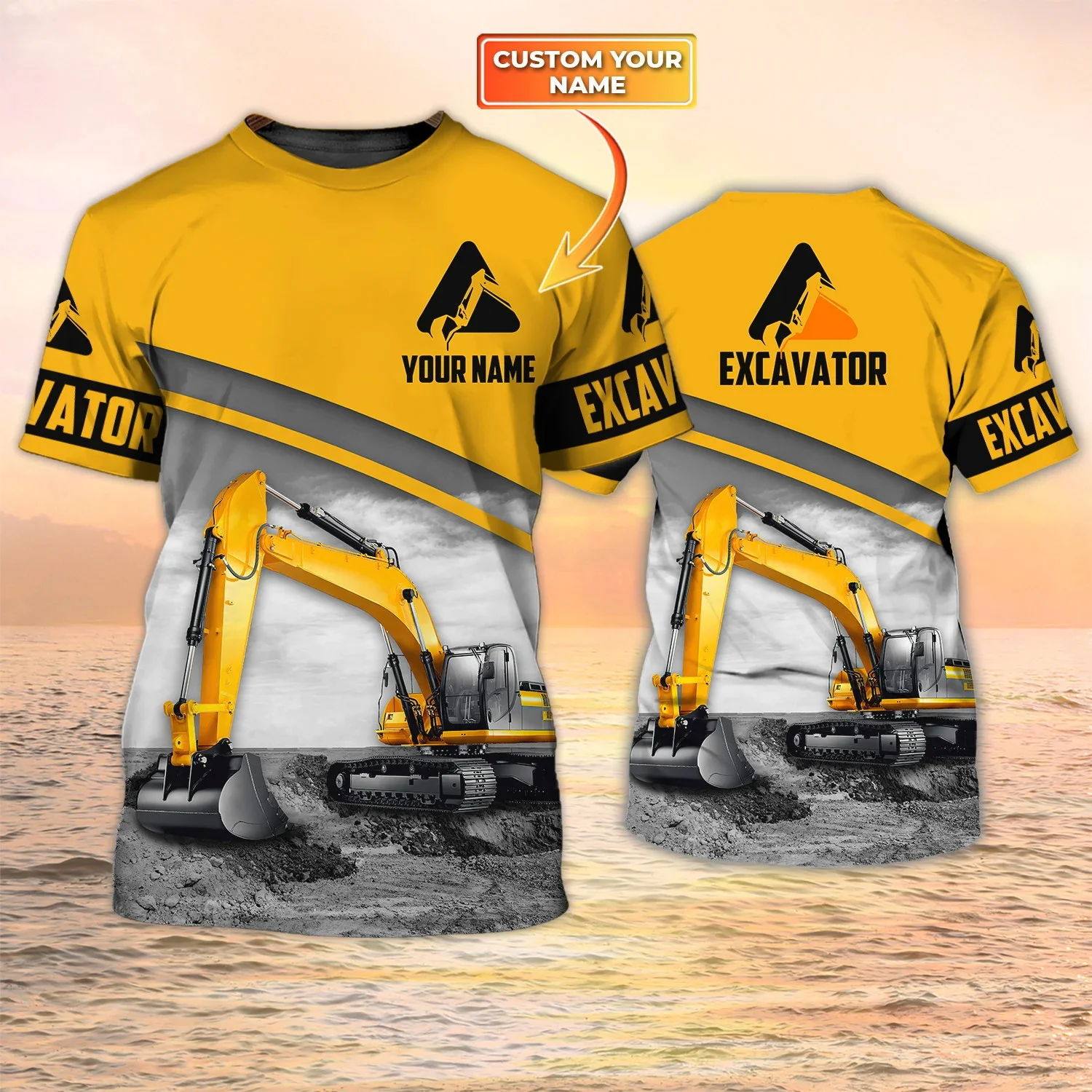 Camiseta de moda de verano par - Heavy Equipment Names reseña y precio