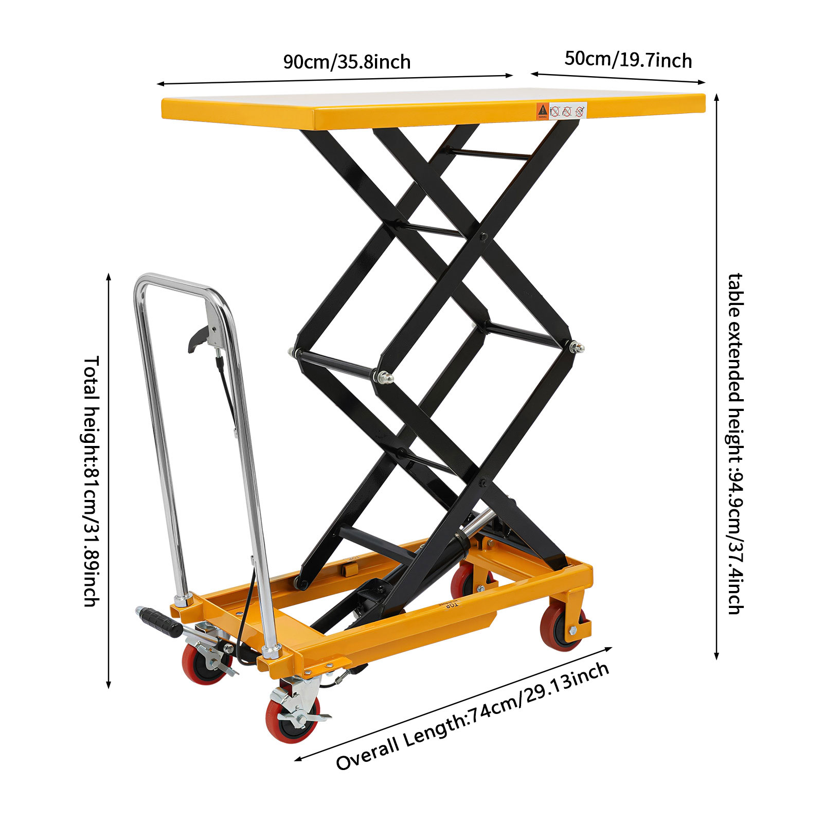 Mesa Elevadora Hidráulica de T - Scissor Lift Table Hydraulic reseña y precio
